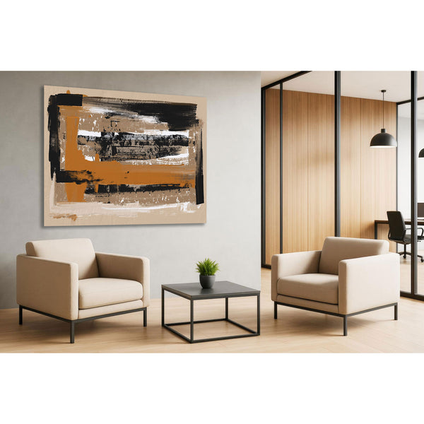 Abstract Brown Painting
