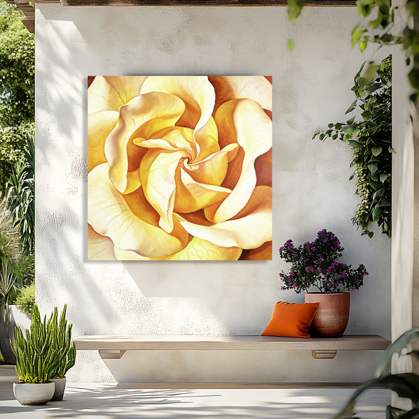 Rose - Closeup, Painting