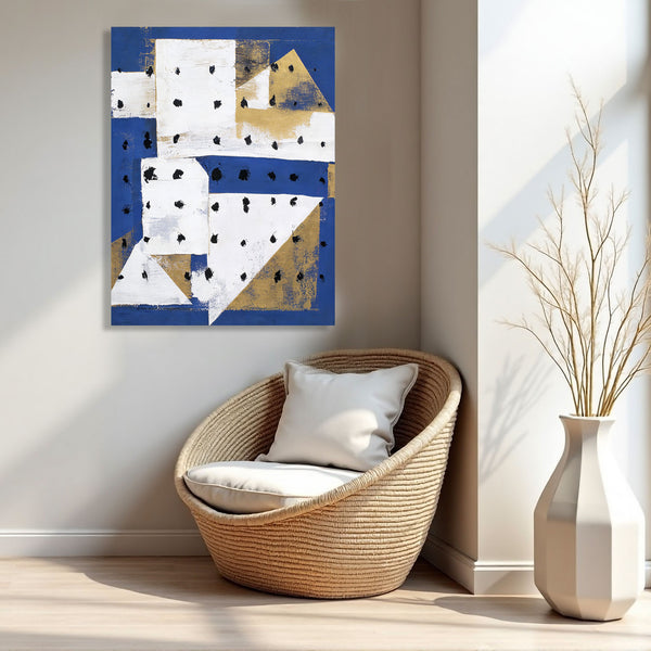 Dots in Row, Abstract Art