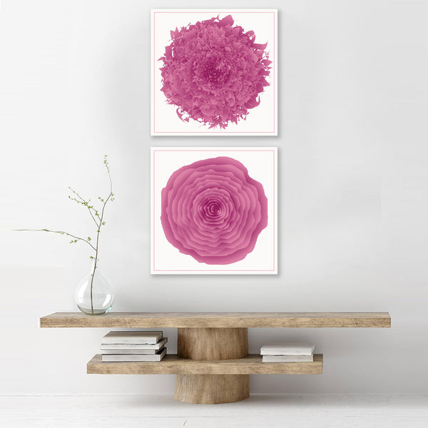 Pink Flowers, Set