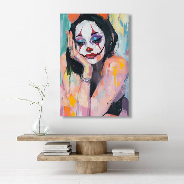 Painting Female Clown