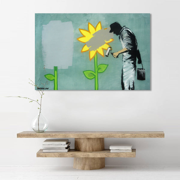 Banksy Graffiti Removal, Street Art (Horizontal)