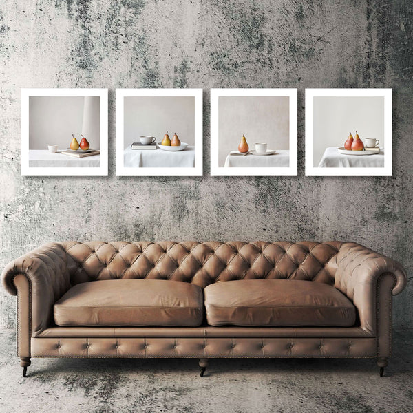 Still Life with Pears, ART SET of 1-2-3-4