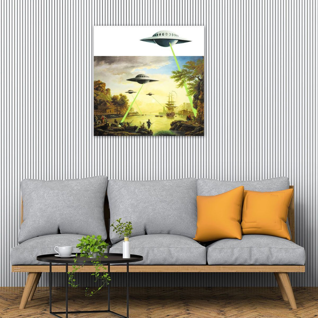 Banksy UFO Invasion, Graffiti