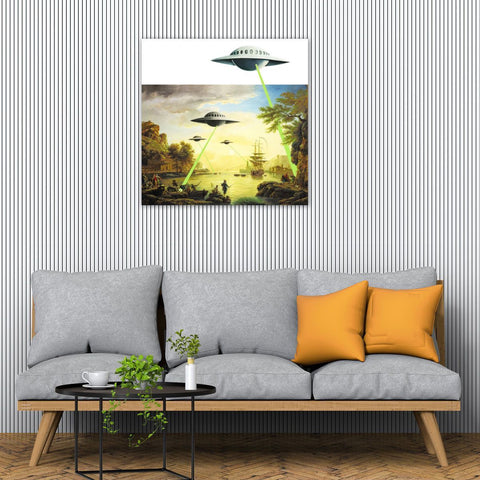 Banksy UFO Invasion, Graffiti