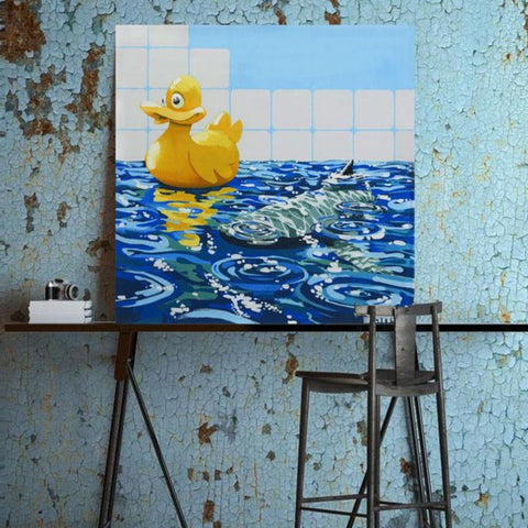 Banksy Rubber Duck, Graffiti