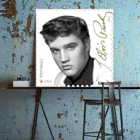 Elvis Presley Music Icon, Postal Stamp