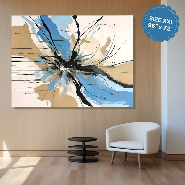 Abstract Blue Vortex