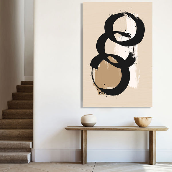 Abstract Loop in Beige