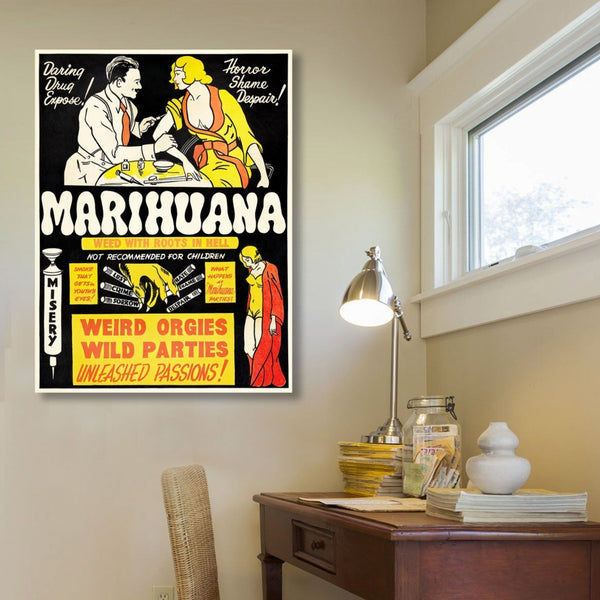 Marihuana, Vintage 1930s Movie Poster