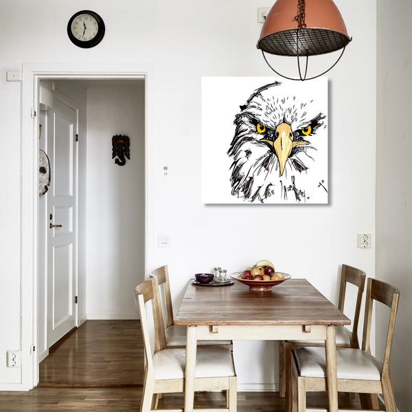 Hand-drawn Owl, Digital Art