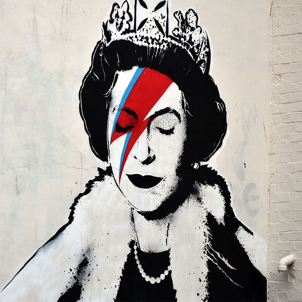 Banksy, Queen Bowie, Graffiti