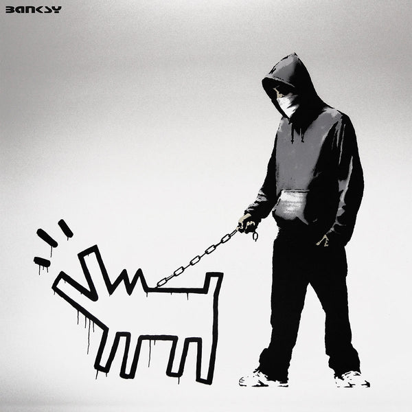 Banksy Keith Haring Dog, Graffiti