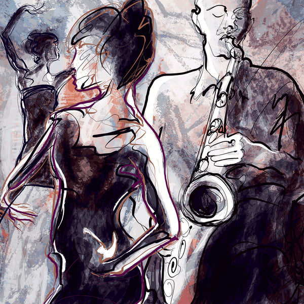 Jazz Musicians, Digital Art