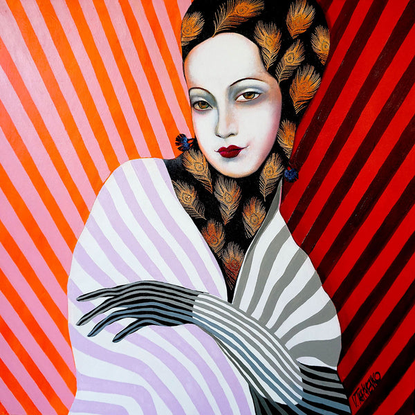 Miss Peacock, Abstract Contemporary Art