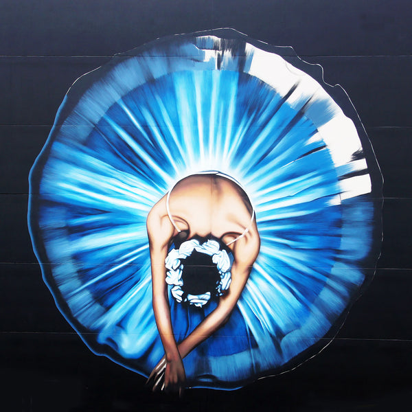 Blue Ballerina, Graffiti Street Art