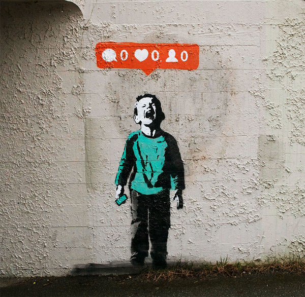 Banksy Nobody Likes Me, Graffiti