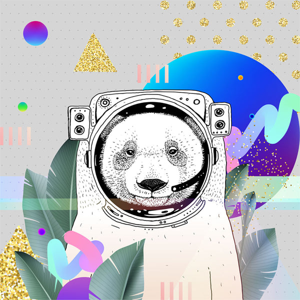 Bear Astronaut, Digital Art