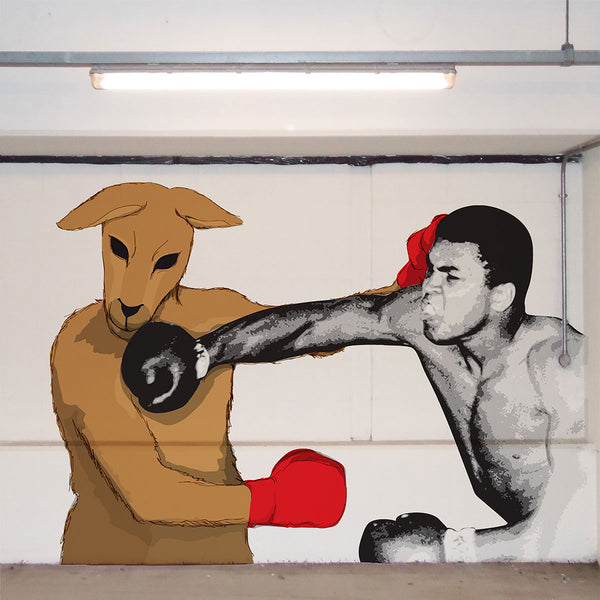 Kangaroo Rumble with the King, Graffiti