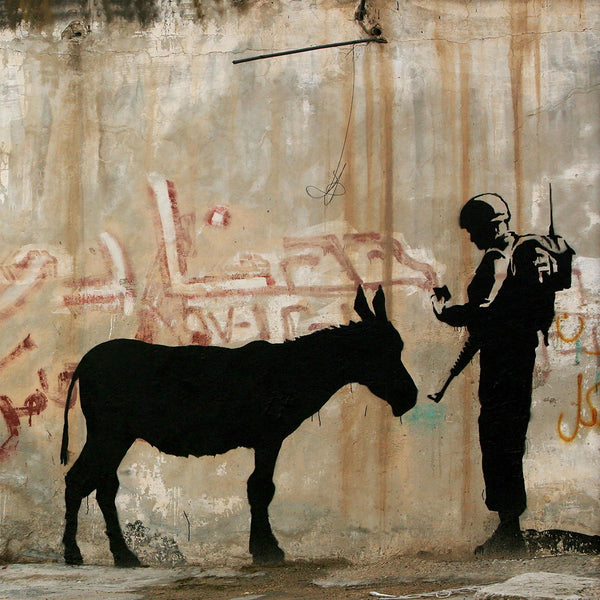 Banksy, Donkey Documents, Street Art