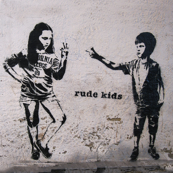 Banksy Rude Kids, Graffiti