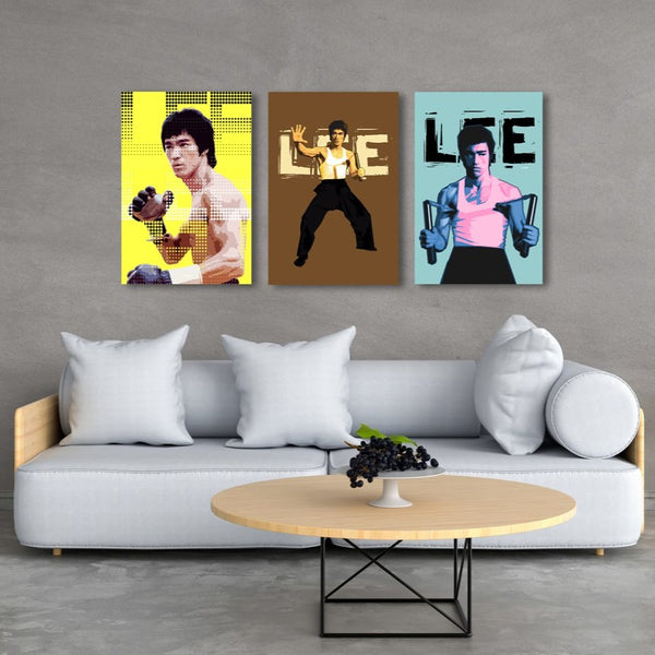 Bruce Lee With Nunchucks (2), Digital Art