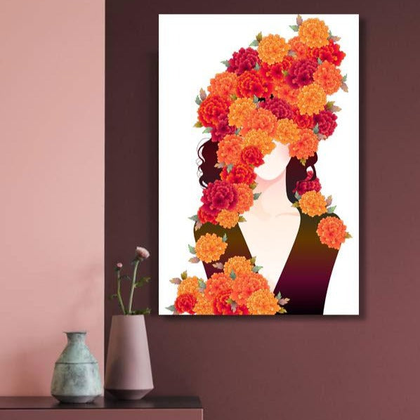 Flower Woman, Digital Art