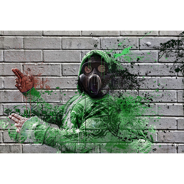 Gas Mask Boy, Street Art
