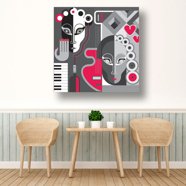 Musical Party, Abstract Illustration