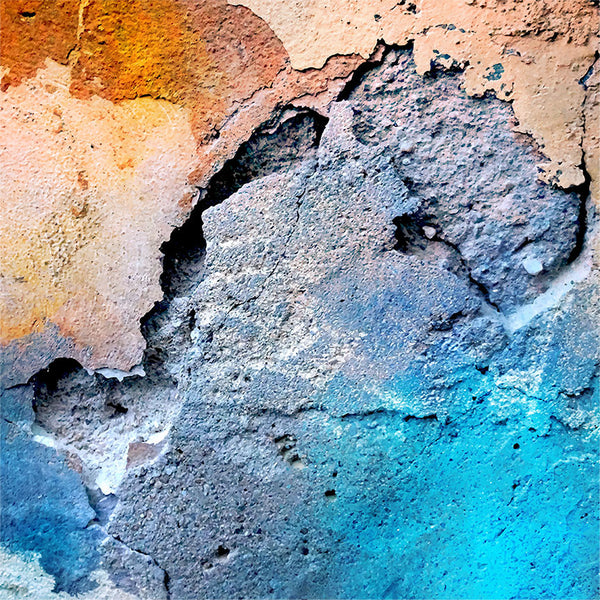 Old Painted Wall Texture in Grunge style – Photo on Metal (Dibond)-newARTmix-newARTmix