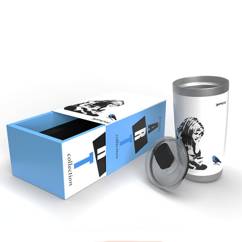 YETI Tumbler in a Gift Box - Banksy, Girl With Blue Bird