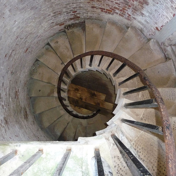 Grey Spiral Stairs, Photography