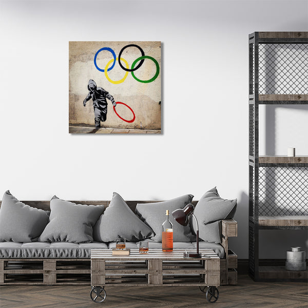 Olympic Rings, Street Art