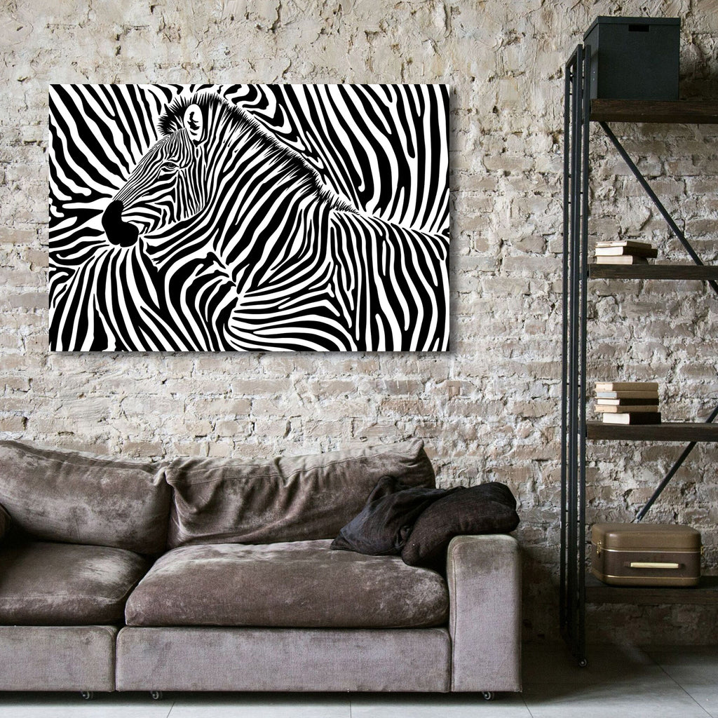 Zebras Pattern, Digital Art