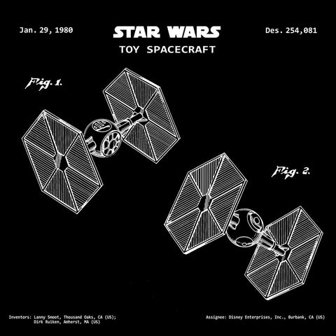 STAR WARS TOY SPACECRAFT (1980) Patent Print