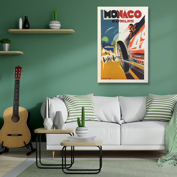 Vintage Monaco Racing, Poster