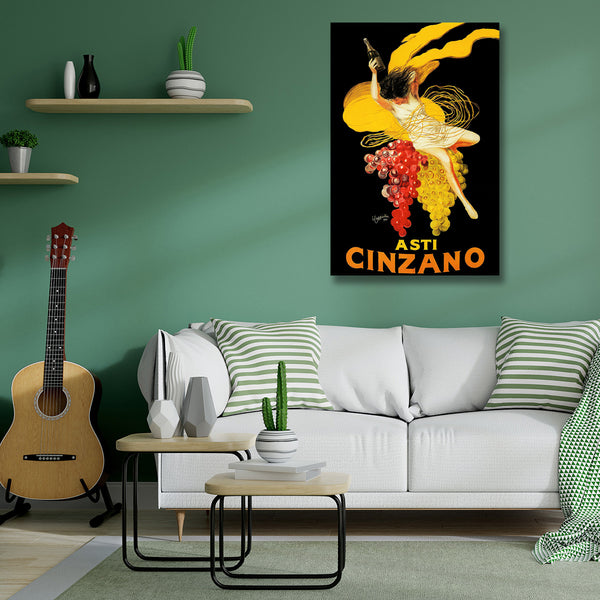 Cinzano Asti Aperitif, Vintage Advertising Poster