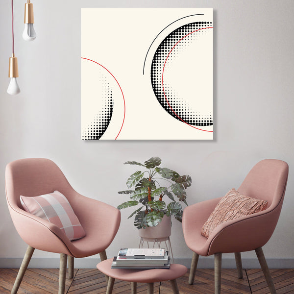 Abstract Circle & Dots, Digital Art