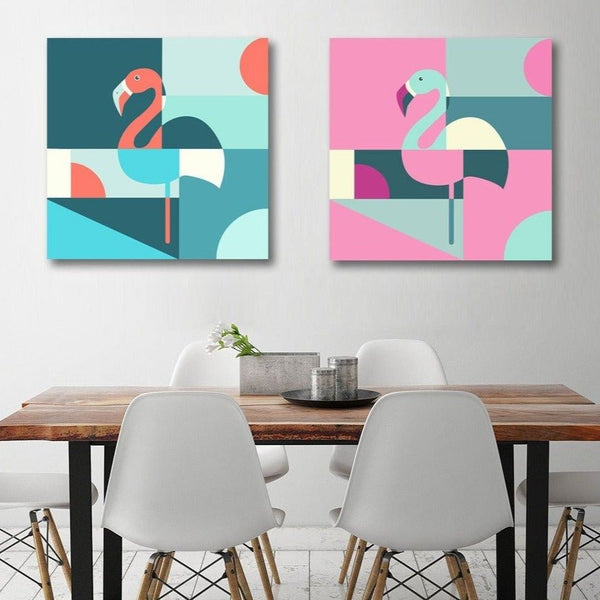 Abstract Flamingo, Digital Art