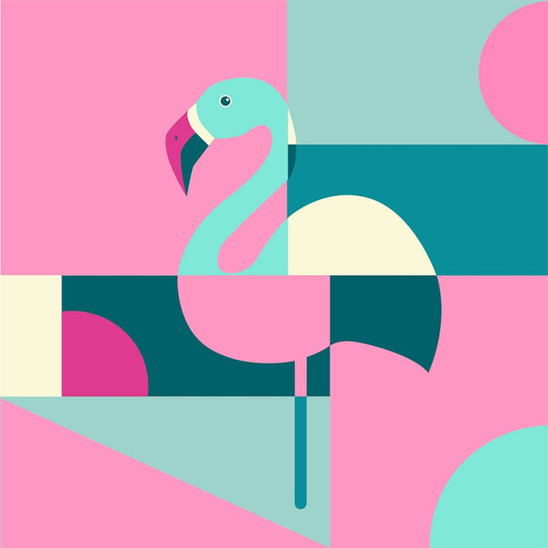 Abstract Flamingo, Digital Art