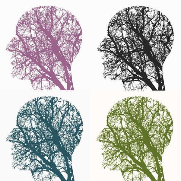 Abstract Head & Tree, Digital Art