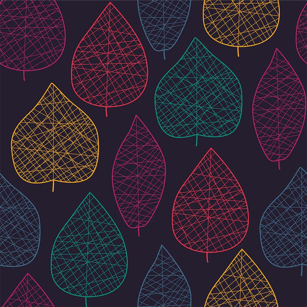 Abstract Leaves Patterns, Digital Art