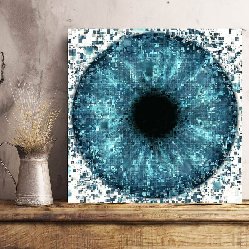 Abstract Pixel Eye, Digital Art