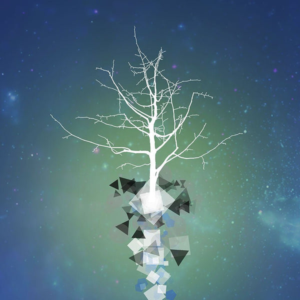 Abstract Triangle Tree, Digital Art
