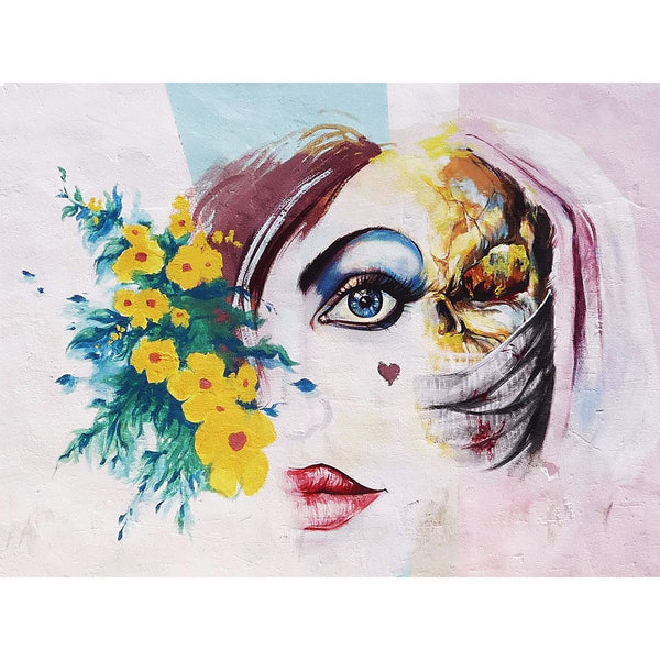 Abstract Woman Portrait, Street Art