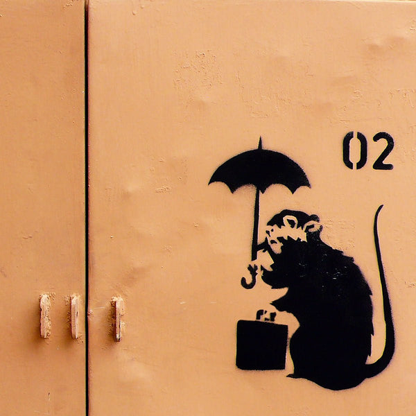 Banksy Business Rat, Graffiti