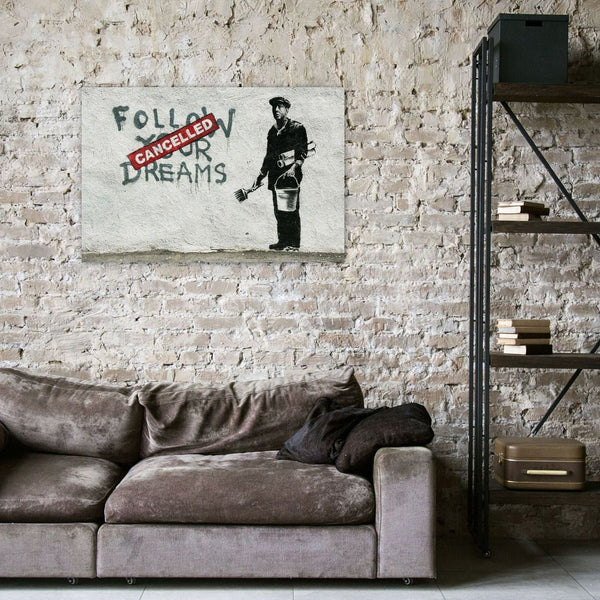 Banksy Follow Your Dreams, Graffiti