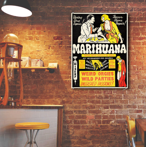 Marihuana, Vintage 1930s Movie Poster