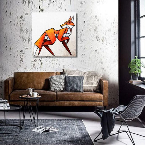 Orange Fox,  Graffiti