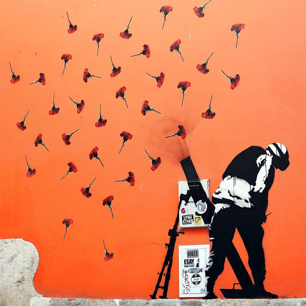Carnation Revolution, Graffiti (Lisbon)